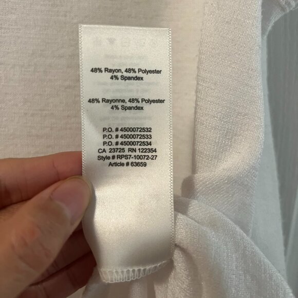 XS Aritzia Wilfred Free White Racerback Tank Top - Picture 7 of 7